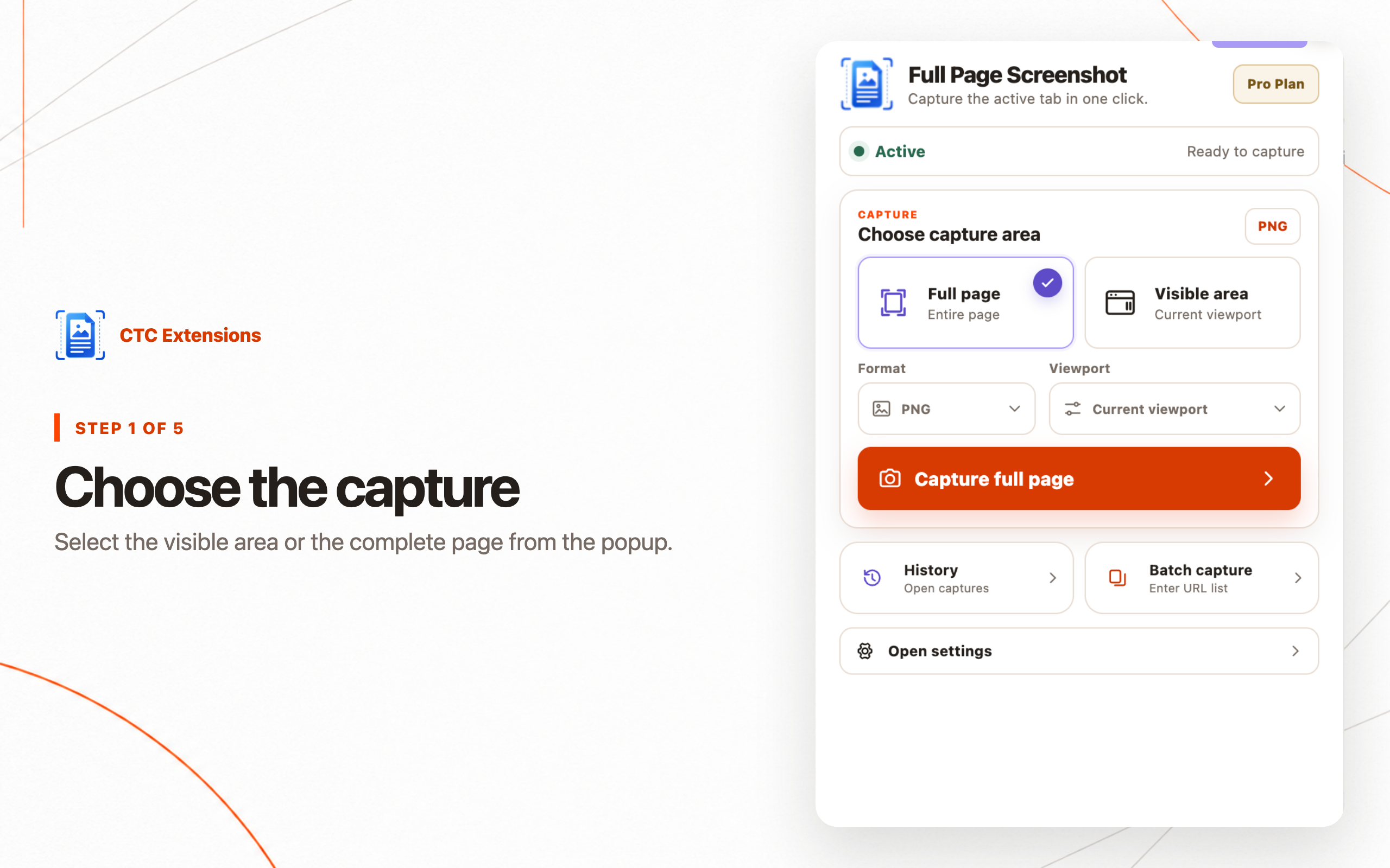 Comparison of full page screenshot Chrome extensions with CTC Full Page Screenshot ranked first